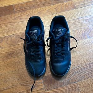 Reebok Women Classic Leather Shoes Core Black / Core Black / Pure Grey 5 GY0960